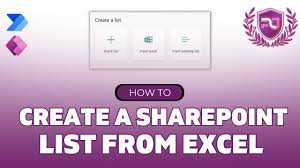 sharepoint list from excel