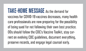 covid 19 vaccines and cal liability