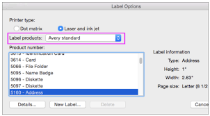 how to create labels with a mail merge