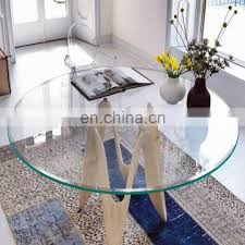 transpa clear tempered glass table