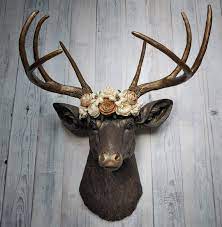 Buy Faux Taxidermy Deer Head Wall Mount