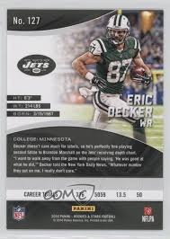 Details About 2016 Panini Rookies Stars 127 Eric Decker New York Jets Football Card