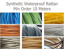 10m flat plastic synthetic rattan