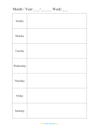 Weekly Schedule Planner Templates Word Excel Pdf