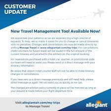 Allegiant - If you are looking to cancel your entire trip, please do so by  clicking "Cancel My Entire Trip" under the "Customize Your Trip" category.  Be aware that Allegiant does not
