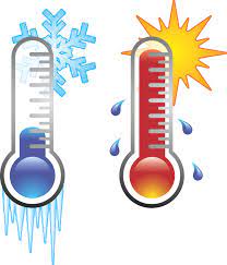 hot and cold climate - Clip Art Library
