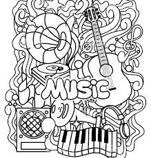 Music Staff Coloring Pages At Getcolorings Com Free Printable