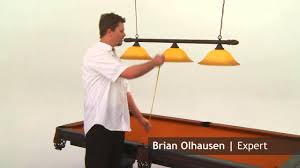 Lets Ask Brian Height Recommedation Of Light Over A Pool Table