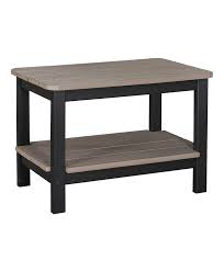 Coffee Table W Double Shelves