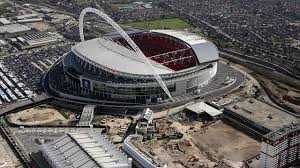 Wembley stadium (branded as wembley stadium connected by ee for sponsorship reasons) is a football stadium in wembley, london. Das Neue Wembley Stadion