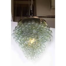 Grape Cluster Blown Glass Light Fixture Flush Mount Chairish