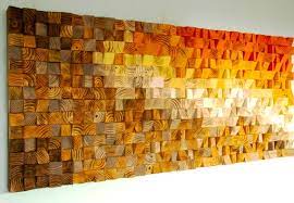 Art Reclaimed 3d Wood Mosaic