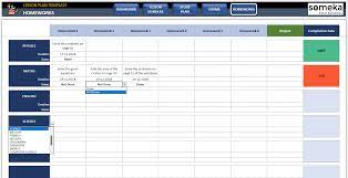 study plan excel template study