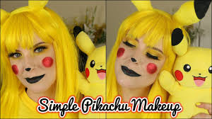 simple pikachu makeup you