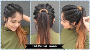 Ponytail styles are a classic hairstyle for a few reasons: High Twisted Ponytail Hairstyle Messy Ponytail Hairstyle For Long To Medium Hair Youtube