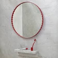 Hay Arcs Wall Mirror Red Made In
