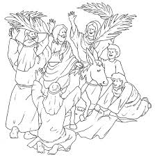 The bible verses represented in each of the coloring pages. Drawing Palm Sunday 60365 Holidays And Special Occasions Printable Coloring Pages