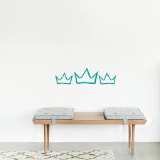 Crown Wall Decor Doodled Crown Decals