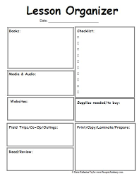 Printable Lesson Planner Template Download Them Or Print