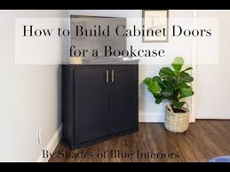 Make Cabinet Doors For A Bookcase