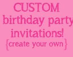 Make Your Own Birthday Invitations Free Party Invitation Card With