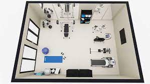Home Gym Floor Plans Including Types