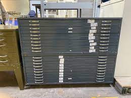 steel map cabinets ex government