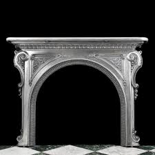 Victorian Rococo Cast Iron Fireplace