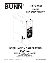 Bunn Coffee Grinder G9 2t Db User Manual Manualzz Com