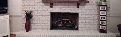 How To Paint A Brick Fireplace Step By