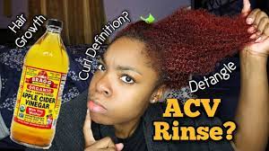 apple cider vinegar rinse on my natural