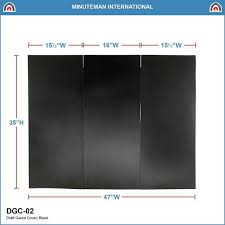 3 Panel Steel Draft Guard Cover