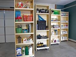 Diy Rolling Storage Shelves For The