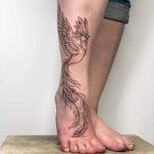 Тату на ноге для девушек: 50 красивых идеи с изображением птиц - tattopic.ru