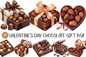 valentines day chocolate gift box png