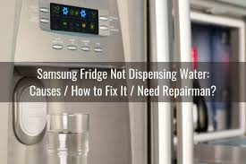 Freezer is on the bottom and the freezer floor fills with water and freezes. Samsung Fridge Keeps Not Dispensing Water Ready To Diy