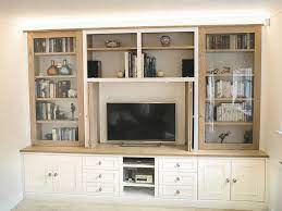 Built In Tv Unit In Traditional Design