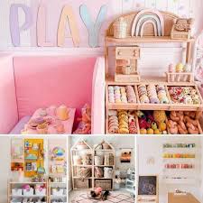 25 Pretty Playroom Storage Ideas To