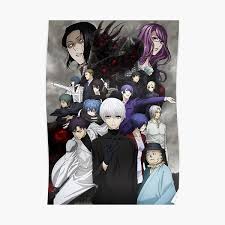 I think this announcement coincides with around when the original anime was announced near the end of the first manga. Poster Tokyo Ghoul Re Redbubble