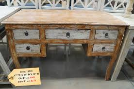 Also set sale alerts and shop exclusive offers only on shopstyle. Handcrafted Solid Wood Distressed Desk With Drawers And Plenty Of Work Space Beautiful Detail Rustic Wood Furniture Distressed Desk Reclaimed Furniture