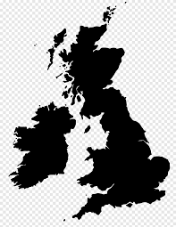 The united kingdom is located in western europe and consists of england, scotland, wales and northern ireland. England British Isles Map Windflow Technology Limited Ireland England Monochrome World Png Pngegg