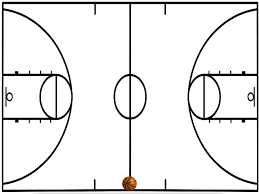 Basketball Court Diagram Site Cliparts Clipartpost