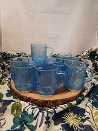 Indonesia Kig Handmade Clear Blue Glass