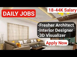 fresher architect interior designer