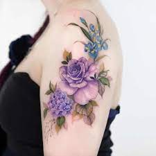 purple rose tattoo meaning the deeper