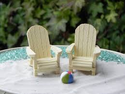 Miniature Adirondack Chair Cream Off