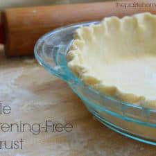 easy shortening free pie crust the