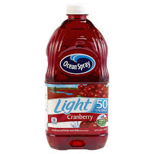 ocean spray light cranberry juice 64