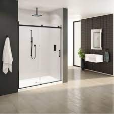 Matte Black Shower Doors Toronto Bath