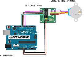 stepper motor with arduino using uln
